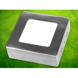 LED panelė  6W /230VAC kvadr. Rektus DLprid. Metal