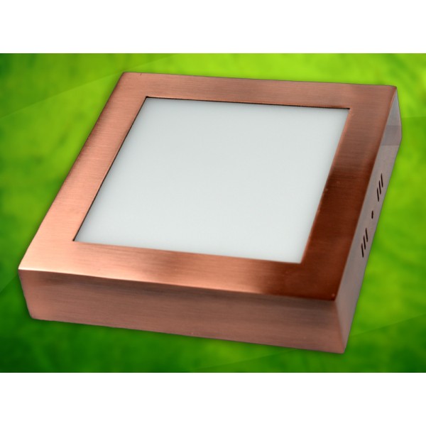 LED panelė 12W/230VAC kvadr.Rektus WW prid.Žalvar. LED panelė 12W/230VAC kvadr.Rektus WW prid.Žalvar.