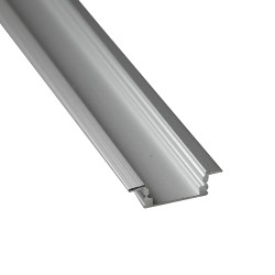 LED profilis įleidž.24.7/12.4x7 anod.2m.Basic