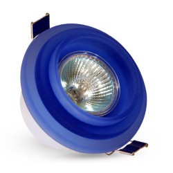 104 šviestuvas hal. 50W mėlynas, įledž.