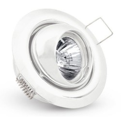 ALPE31 šviestuvas hal.,12V,35W, pasuk.baltas