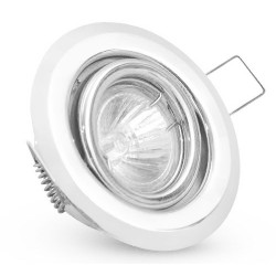 ALPE21 šviestuvas hal.,12V,35W, pasuk.baltas