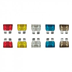 Automobilinių saugiklių rinkinys 10 vnt.blisteryje