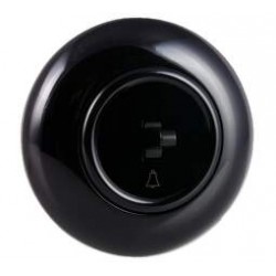 Jungiklis LF0020B skambučiui su rėm, juodas LOFT