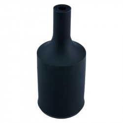 Gaubtelis lempos patronui E27, silikoninis, juodas