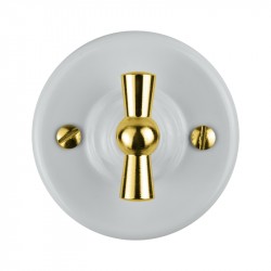 Jungiklis v/t sukamasis balt/Au keram VIN1101