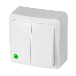 Jungiklis BERG 2kl. IP20 baltas