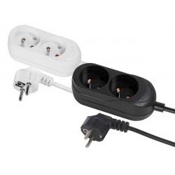 Ilgiklis 1.5m 2L juod b/ž 2x1.5 PS-260 JONEX