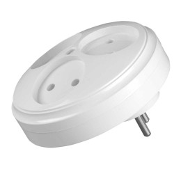 Šakotuvas 3v b/ž balt trikampis R-35 JONEX