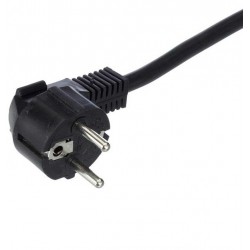 Laidas su šakute WJ-22(3x1,5) 3m H05VV-F-G juodas