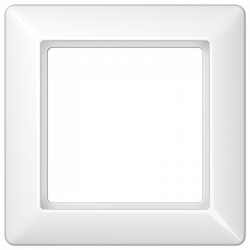 AS581WW rėmelis 1 v. Baltas