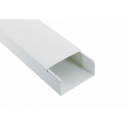 Kanalas 100x60 baltas magistralinis /48