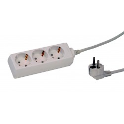 Ilgiklis 3vt.3m s/ž baltas 113003