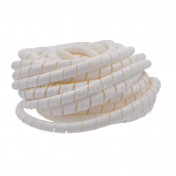 WSN 19V2 spiralė laidui balta D19-65mm