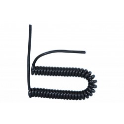 Spiralinis laidas 05VVH8-F 3x1.0 /3m,juodas