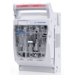 RBK 00/160A pro-M saugiklių kirtiklių blok. APATOR