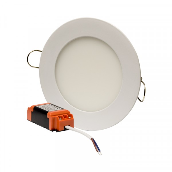 LED panelė  6W /230VAC apvali 3000k, 360lm  WW įl.