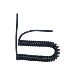 Spiralinis laidas 05VVH8-F 3x1.0 /5m,juodas