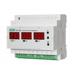 CP-723 3x63A 3F įtampos kontrolės relė
