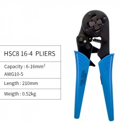 Replės HSC8 antgaliams 6-16mm*užspausti