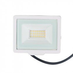  20WLED prožekt.4000K/>100Lm/W balttas IP65 3m.gar