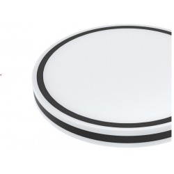 LED šviest 2x48W 9120Lm 3CCT ø510x75 juodi.apv Dim