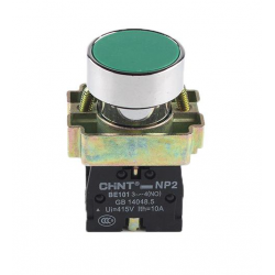 NP2BA31 mygtukas žalias be fiks., 1NO D22mm