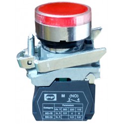 FP LED PCPI raudonas 1NC IP40 230V jungiklis
