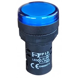 Signalinė armatūra, mėlyna LED24V AC/DC