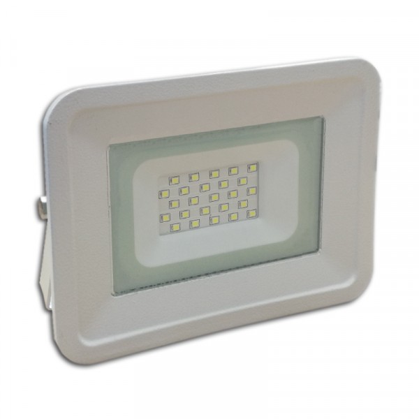  20W LED prožektorius SMD4500K CLASSIC IP65 baltas