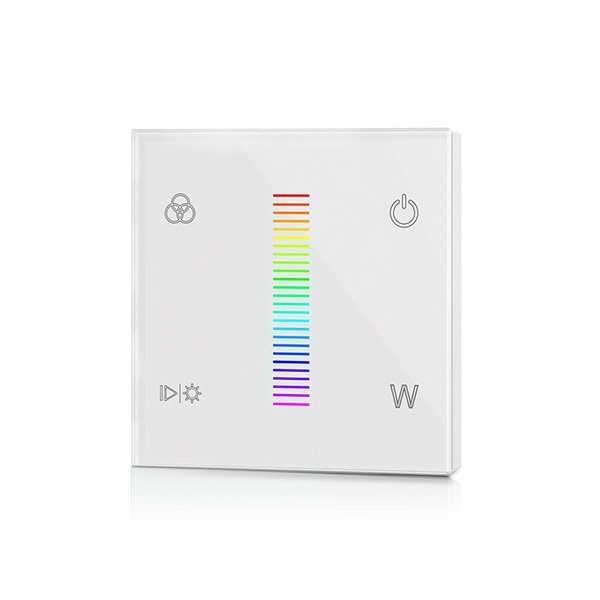 Valdiklis LED RGB/RGBW baltas, tvirt.prie sienos