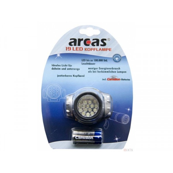 Žibintuvėlis ARCAS LED28 ant galvos