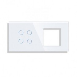 FSSR24+1W dangtelis 4pol+1v rėmelis, baltas FS