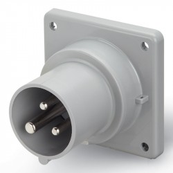 Šakutė 3p 32A IP44 panel.tiesi 75x75mm 243.3293