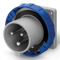 Šakutė 3p 16A IP67 panel.tiesi 75x75mm 248.1693