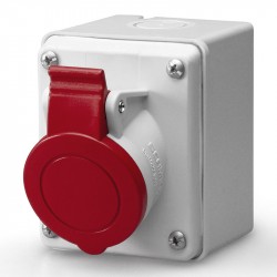 Lizdas 5p 16A IP44 statc.tiesus Scame 522.1657