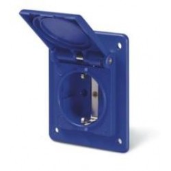 Lizdas 2p+E 16A SCHUKO panel. 70X87 570.4062 VZ16