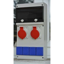 Block4 skydelis 11mod 4x230V+2x16A 632D.11WW