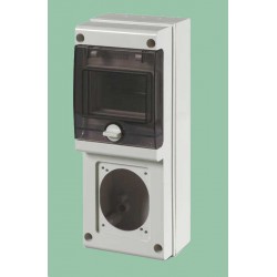 Block1 skydelis 4mod IP66 be lizdo 110*280*95