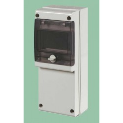 Block1 skydelis 4mod IP66 110x280x95 be lizdų