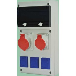 Block4 skydelis 11mod3x230V+1x16+1x32 632D.312W-A1