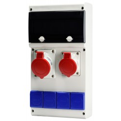 Block4 skydelis 11mod4x230V+1x16+1x32 632D.31WW-A1