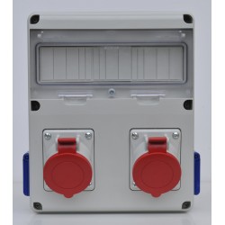 Enerbox skydelis 11 mod.2x16A+2x230V 633D.11W