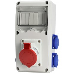 Enerbox skydelis 6 mod.1x16A+4x230V 633D.1WW