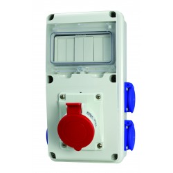 Enerbox skydelis 6 mod.1x32A+4x230V 633D.3WW