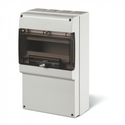 Domino skydelis 12 mod.IP66 lizdų mont.400x256x