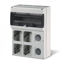 Domino skydelis 24 mod. IP66 550x447 be lizdų