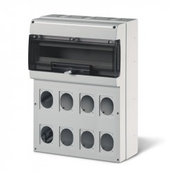 Domino skydelis 24 mod. IP66 550x447 be lizdų