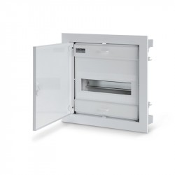 Skydelis 12+2mod.įleidž. su N+PE baltos dur.Scame