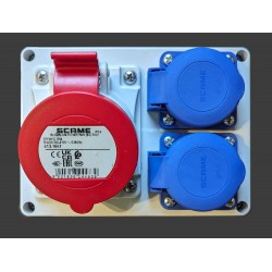 Dėžutė su lizdais 32A 2x230V 686D.322